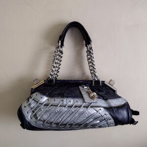 VERSACE Designer Corset Leather Bag